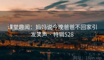 课堂趣闻：妈妈说今晚爸爸不回家引发笑声 · 特辑528