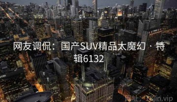 网友调侃：国产SUV精品太魔幻 · 特辑6132