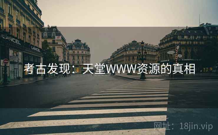 考古发现：天堂WWW资源的真相