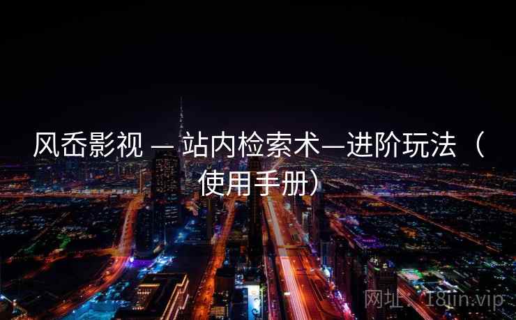 风岙影视 — 站内检索术—进阶玩法（使用手册）