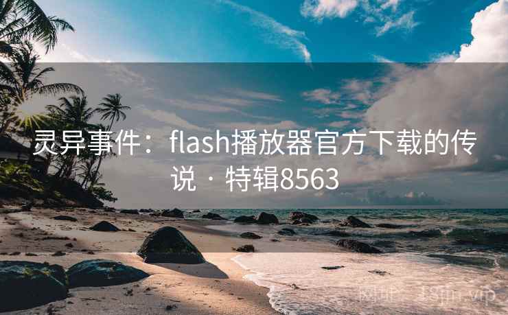 灵异事件：flash播放器官方下载的传说 · 特辑8563